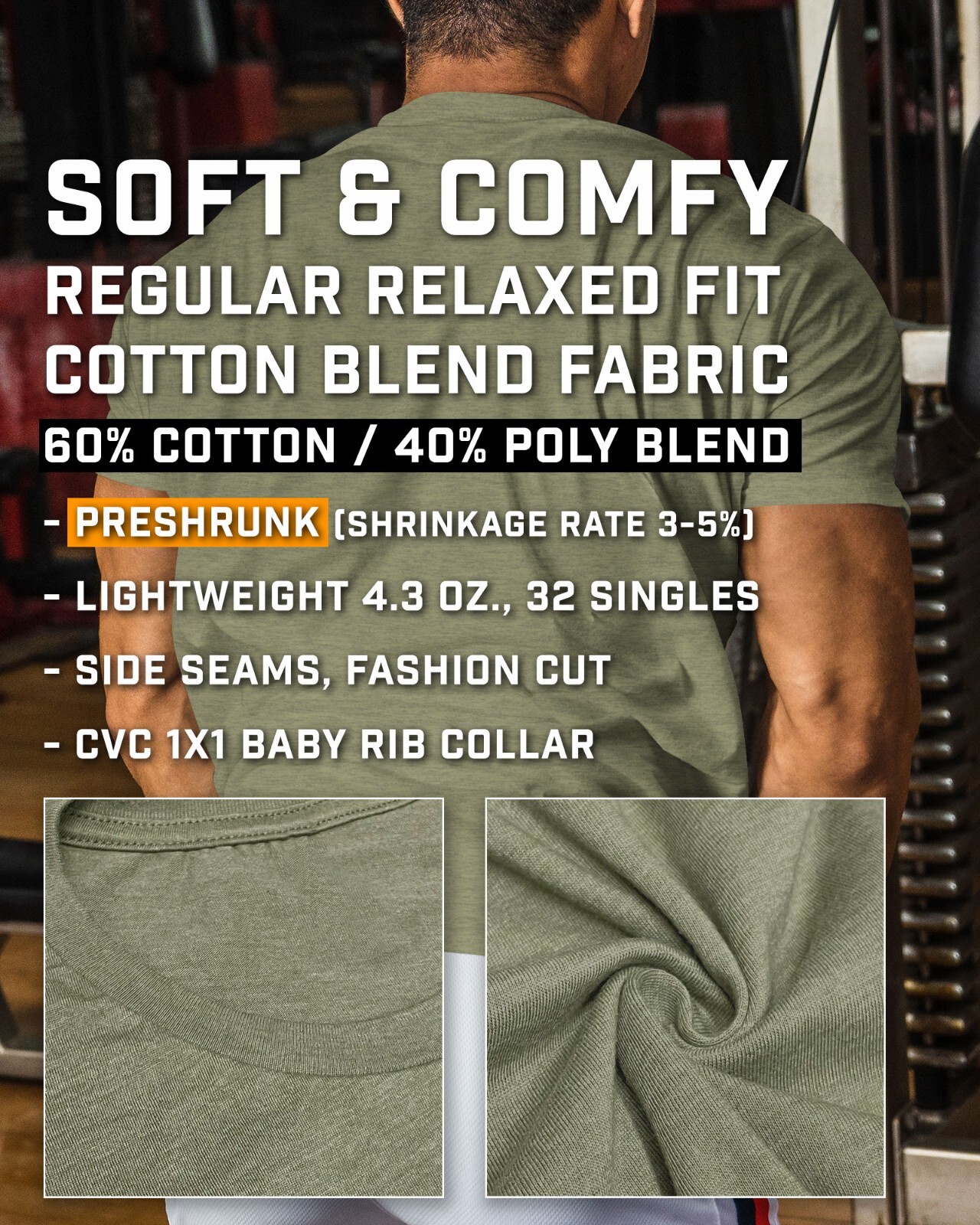 105. Gym Rat Funny Workout T-Shirt for Men
