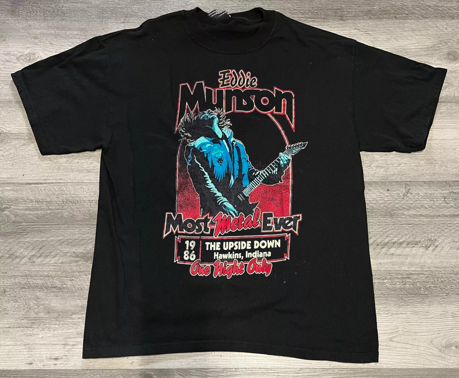 Eddie Munson Most Metal Ever Cotton Shirt Unisex Concert S to 5XL AR130