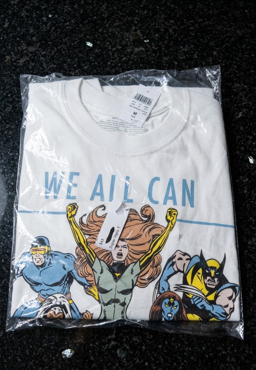 Official Marvel X-Men “We All Can Save The Day” Vintage Graphic T-Shirt SIZE MED