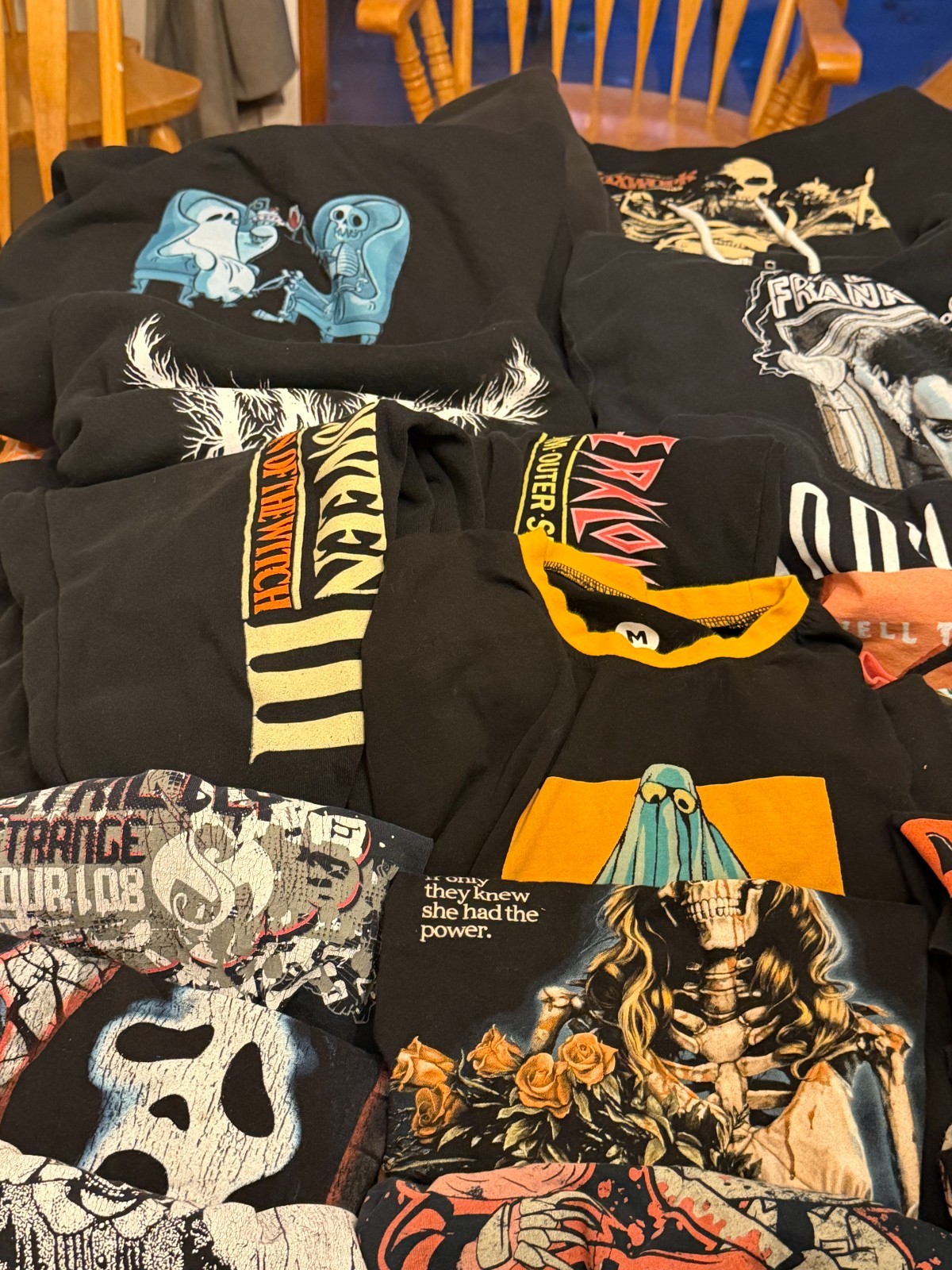 HUGE Horror T Shirt / Hoodie & More Lot Fright Rags Cavity Colors Terror Threads