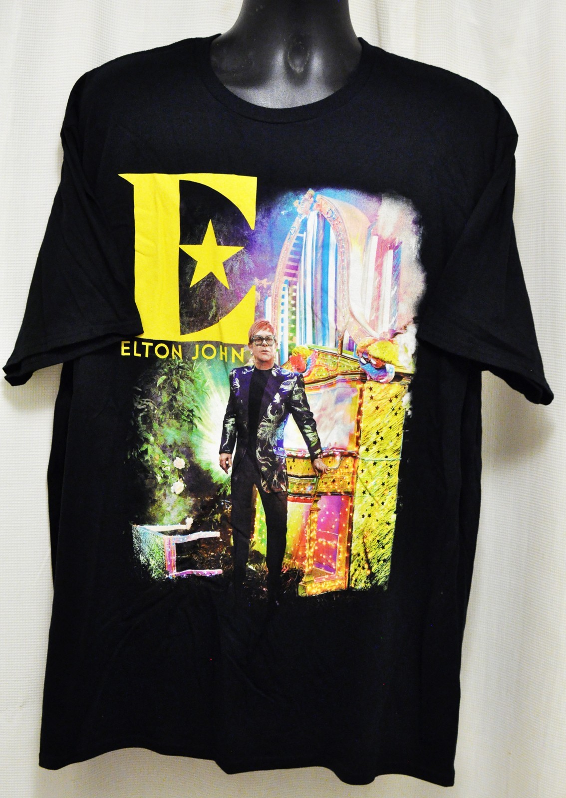 2022 Elton John Goodbye Yellow Brick Road FAREWELL TOUR XXL 2XL Concert T-Shirt