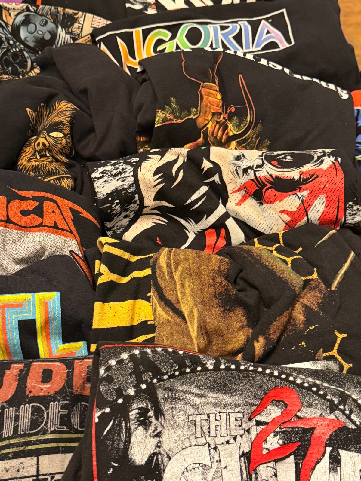 HUGE Horror T Shirt / Hoodie & More Lot Fright Rags Cavity Colors Terror Threads