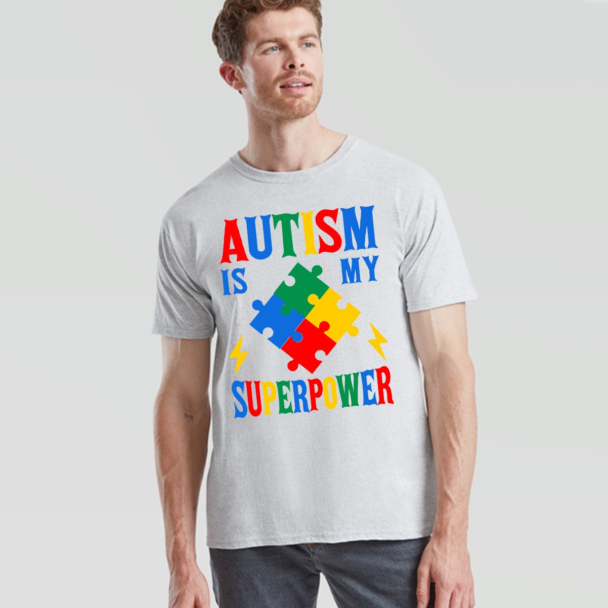 Autism Is My Superpower Autistic Unisex Tshirt Neurodiversity Awareness Gift Tee