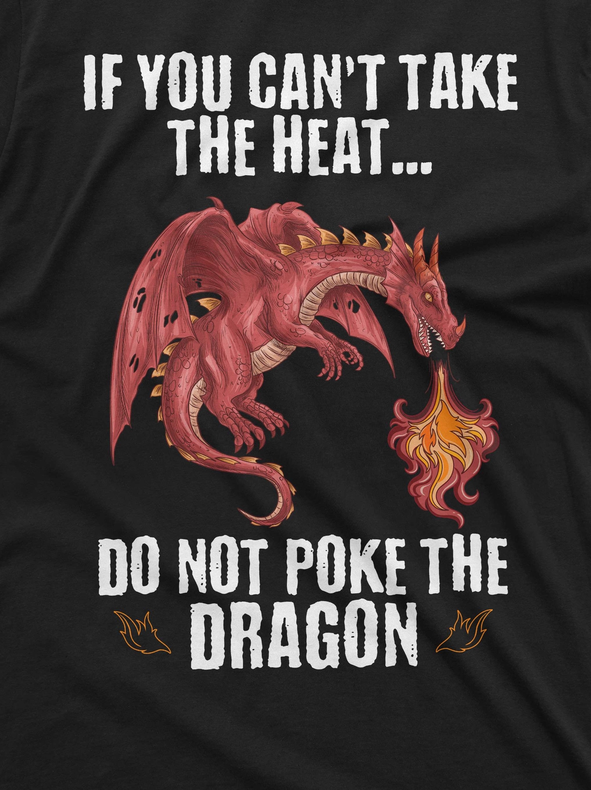 Men’s Funny Poke dragon T-shirt Funny Birthday Gift Tee Dragon Shirt For Him