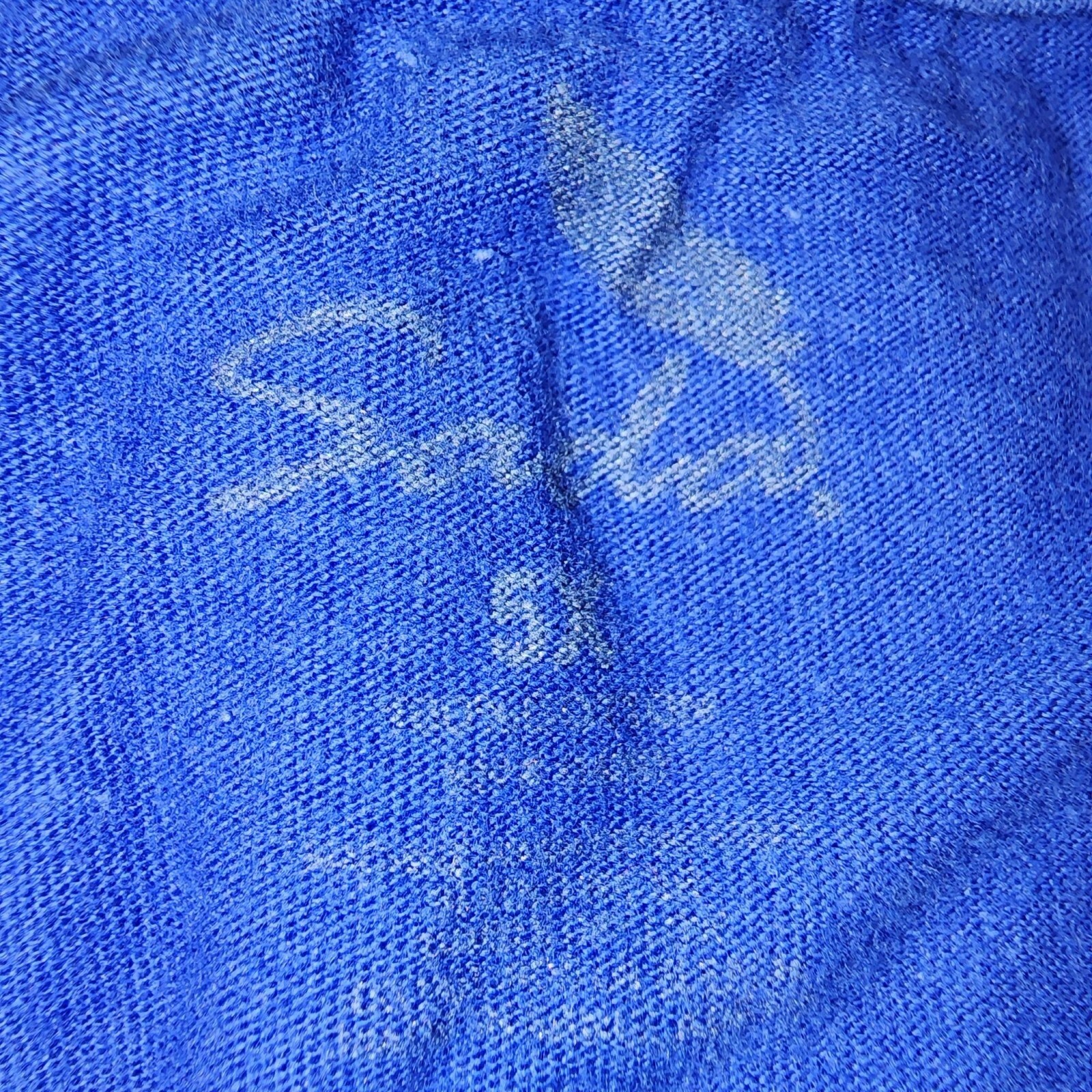 Sada Men T Shirt 5XL Blue Color Work Wear Small Stain