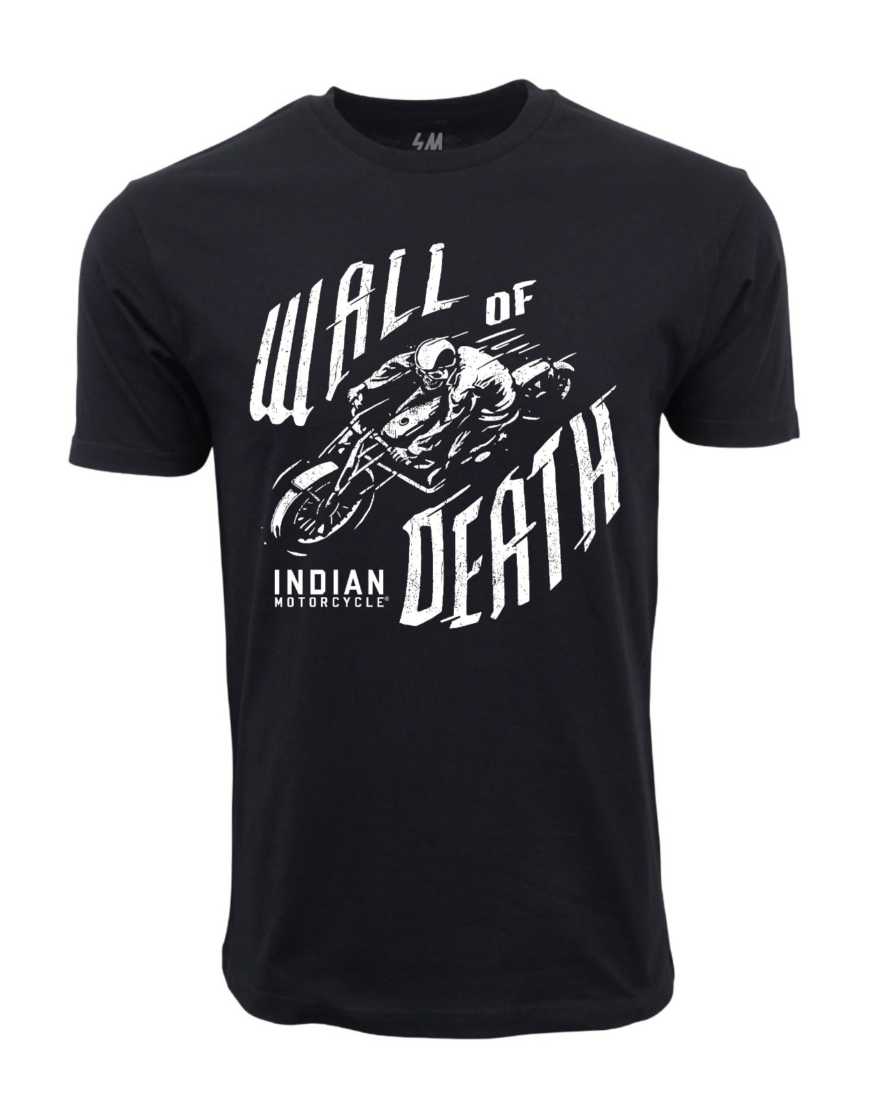 INDIAN MOTORCYCLE WALL OF DEATH GRAPHIC T SHIRT