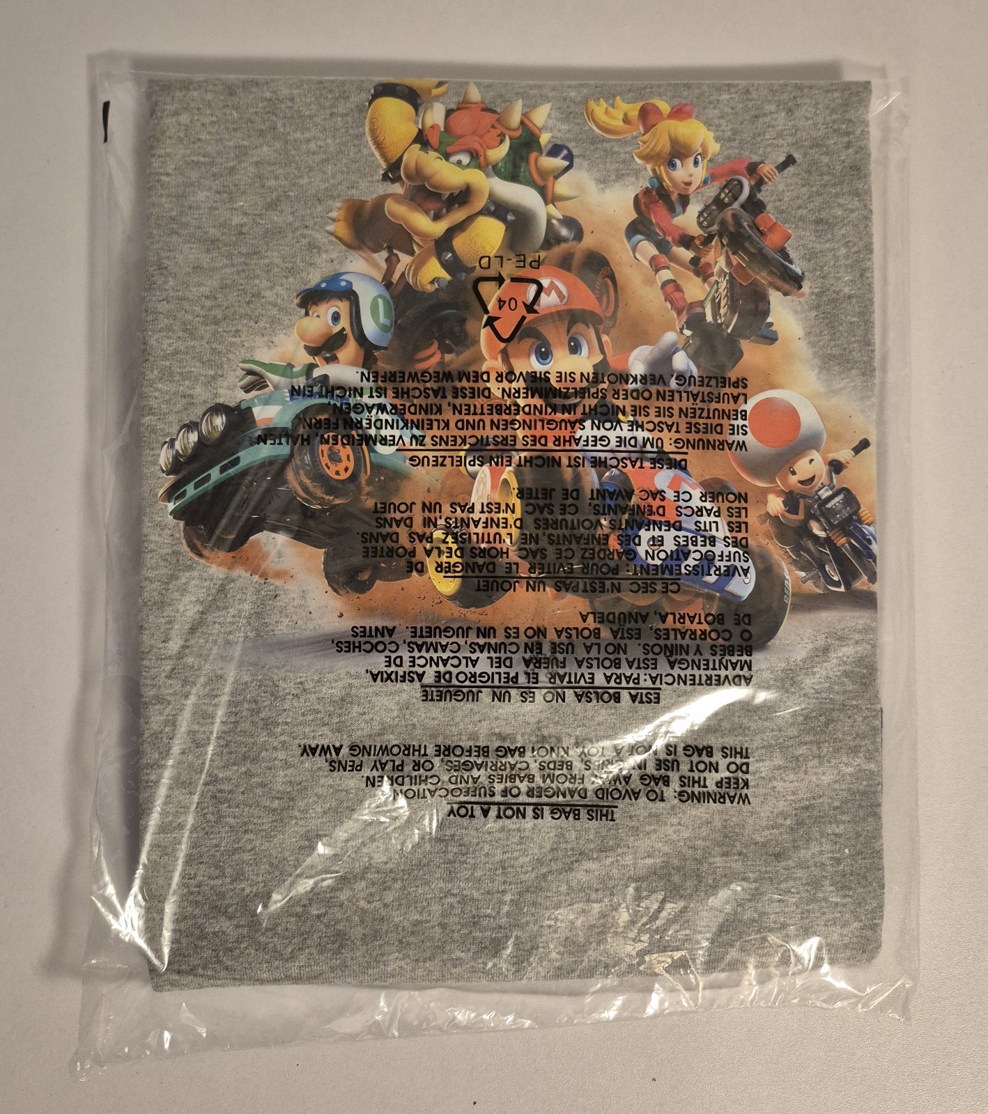 MARIO KART WORLD * SWITCH 2 * RAGLAN 3/4 SLEEVE T-SHIRT * BEST BUY EXCLUSIVE