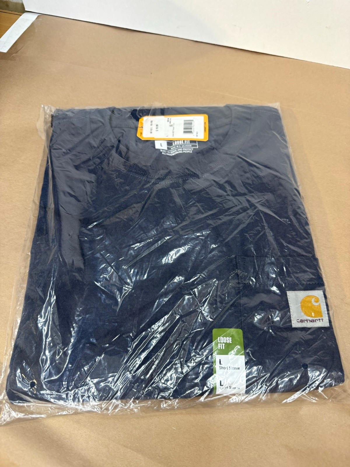 Carhartt K87-M K87-BLS Loose Fit Pocket Crew T-Shirt Blue Men’s L