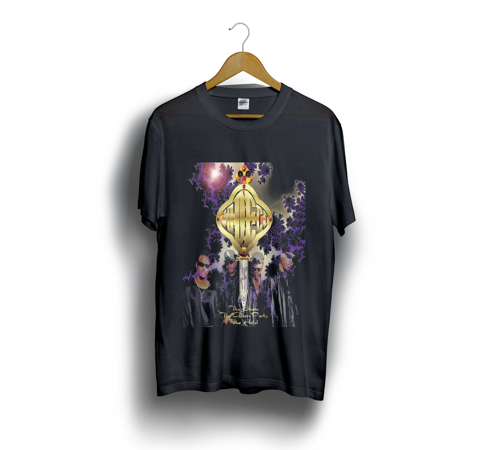 the group Jodeci Black T-Shirt Size S-5XL