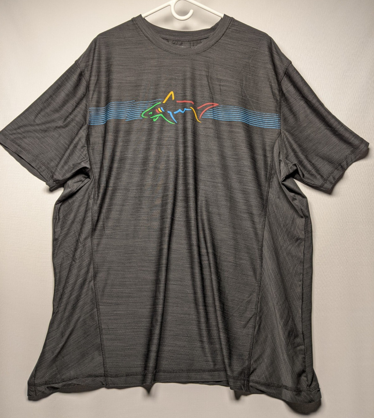 Greg Norman Play Dry Men’s Black Short Sleeve Crew Neck T-Shirt Size XXXL