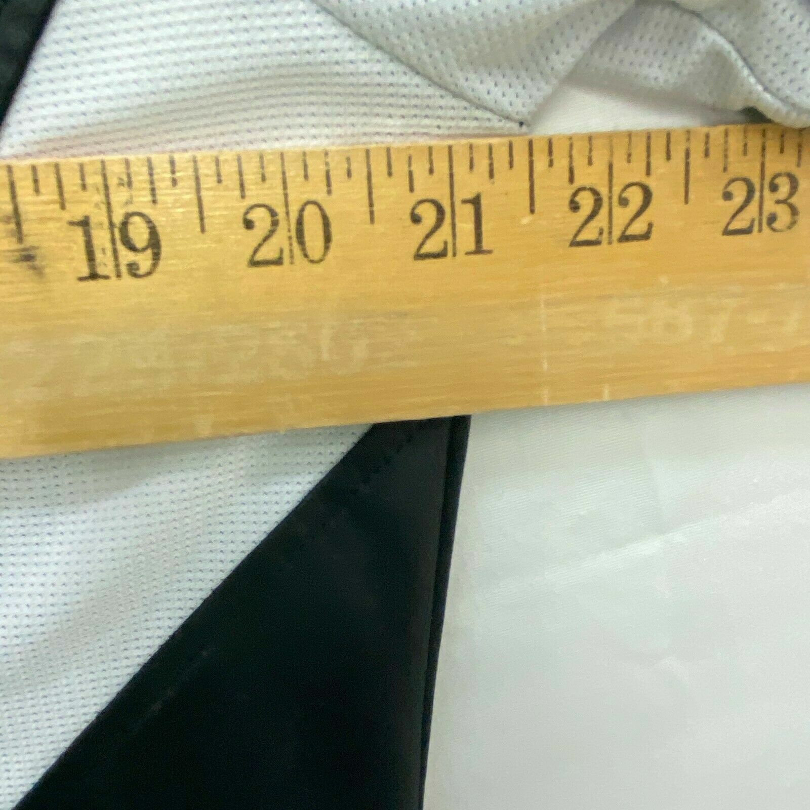 Kenneth Cole New York Mens Large Shirt Black Stretchy Knit White Mesh Pockets