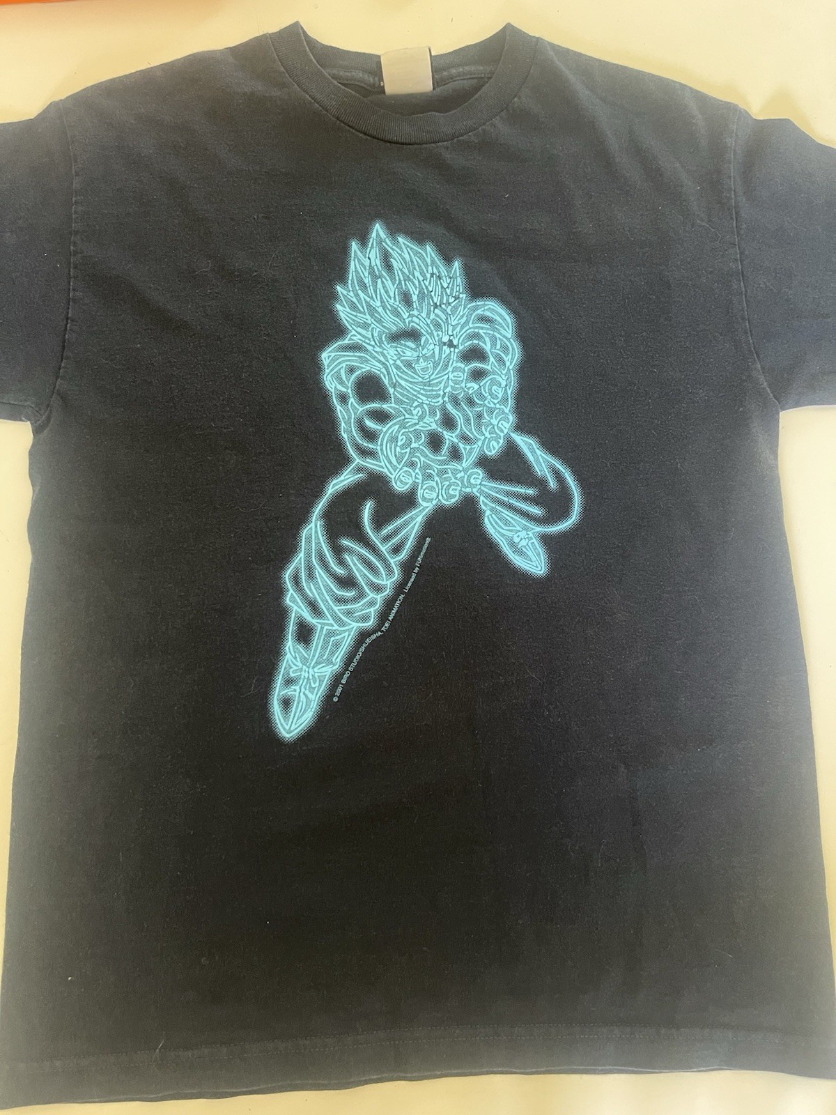Dragon Ball Z Goku Graphic Black Men’s Short Sleeve Crew Neck T-Shirt Size M.