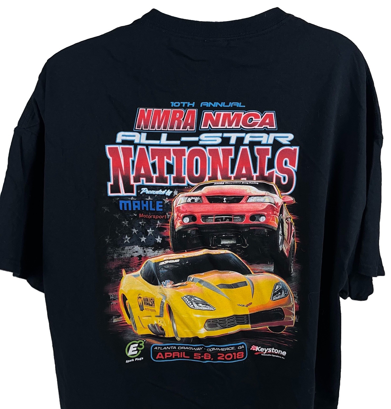10th Annual NMRA NMCA All Star Nationals T-Shirt 3XL Atlanta Dragway 2018 NWOT