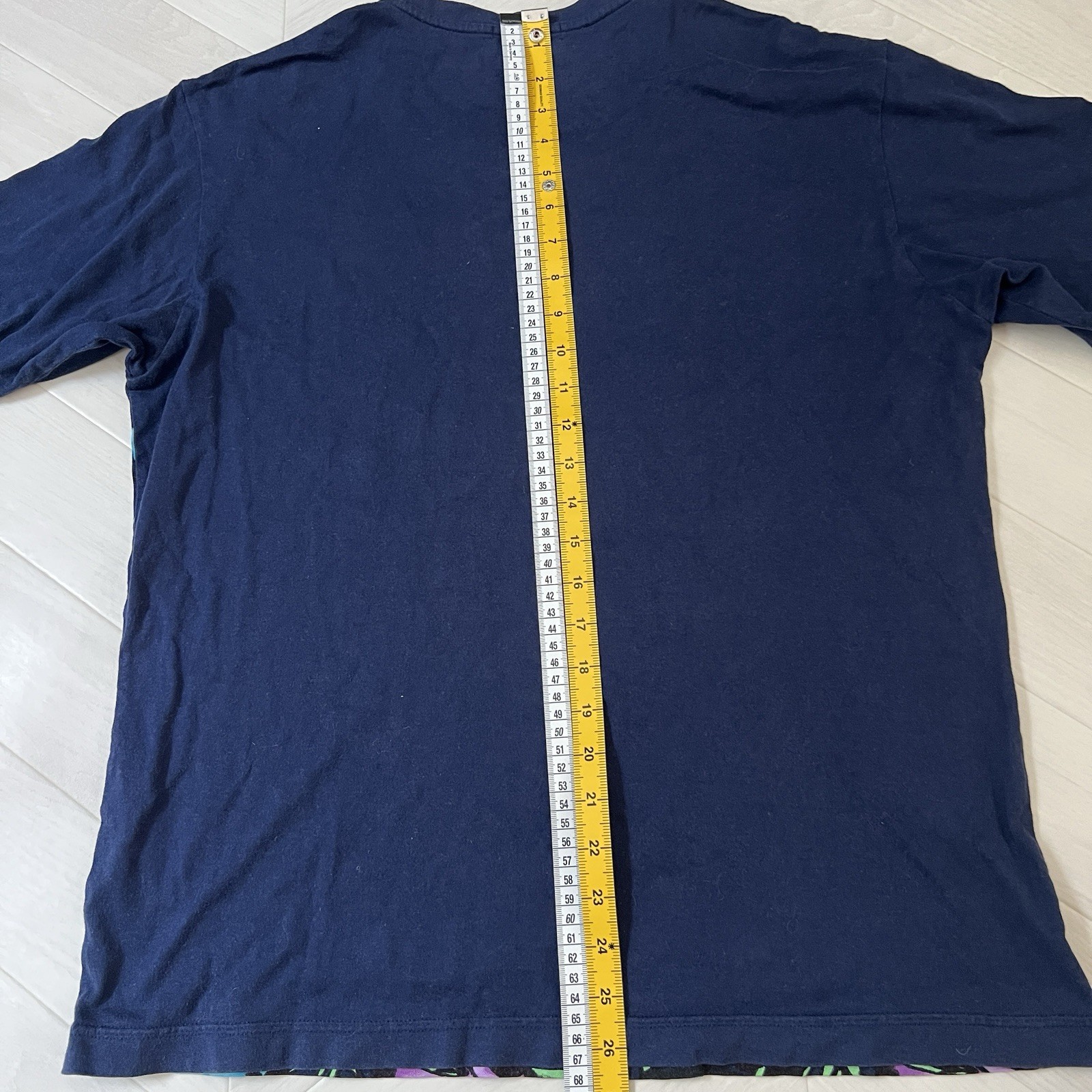 ISSEY MIYAKE T-shirt Painted Print Size 4 Good Condition