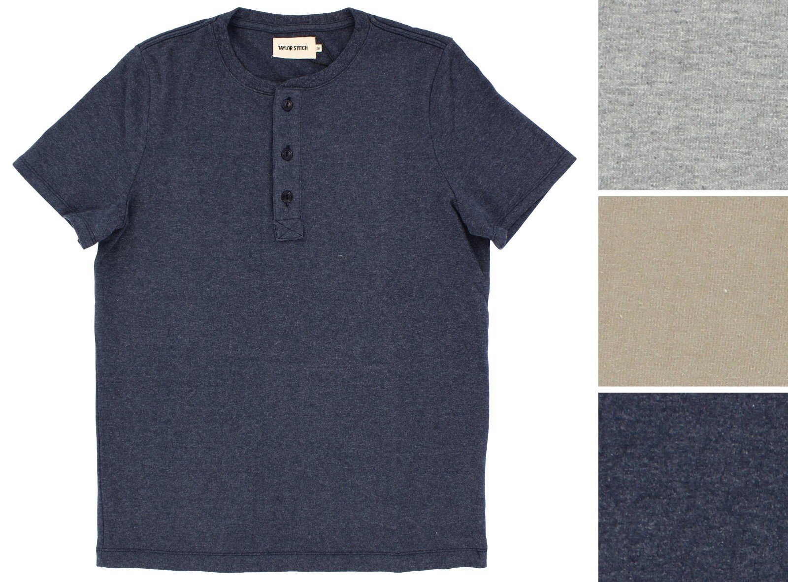 Taylor Stitch Shirt, Men’s The Heavy Bag Henley, Crew Neck Shirt MSRP $70
