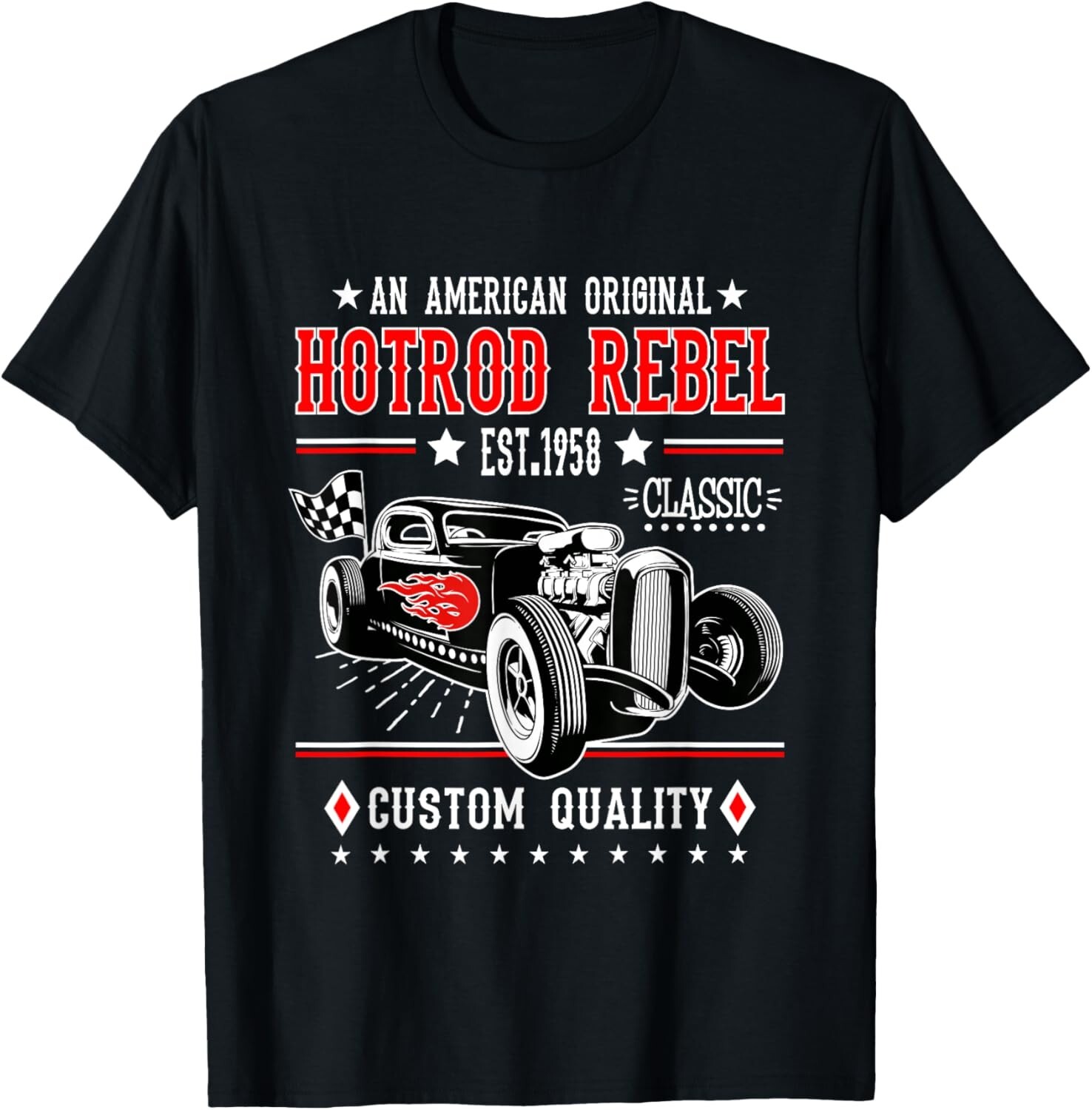 Hot Rod Rockabilly Clothing 50s Sock Hop Vintage Classic Car Gift Unisex T-Shirt