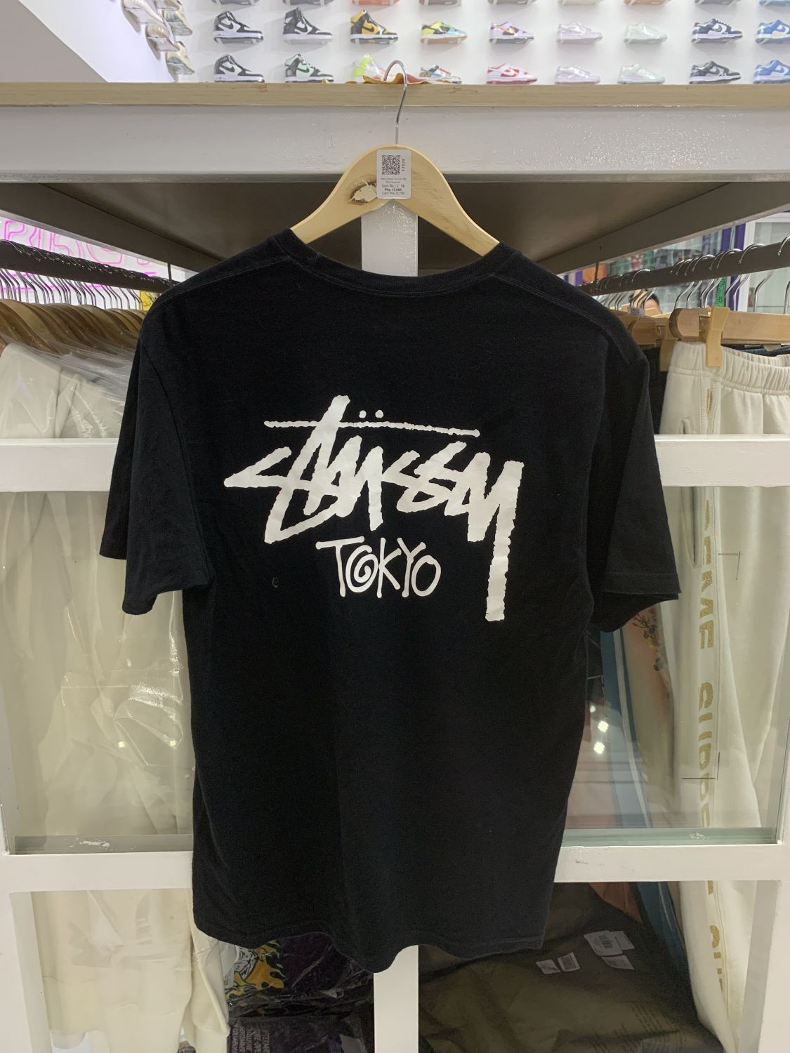 STUSSY STOCK TOKYO TEE BLACK SIZE M NEW AUTHENTIC FROM TOKYO 👕 FASTSHIP⚡