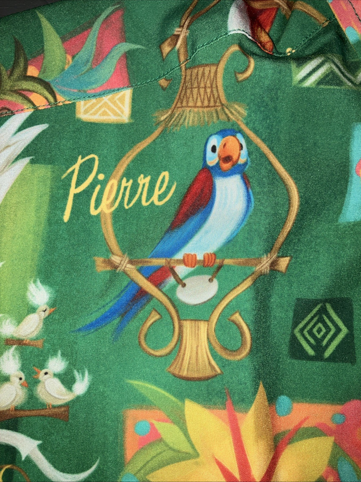 NWT New Mens LARGE Disney Parks RSVLT Enchanted Tiki Room Button Down Shirt
