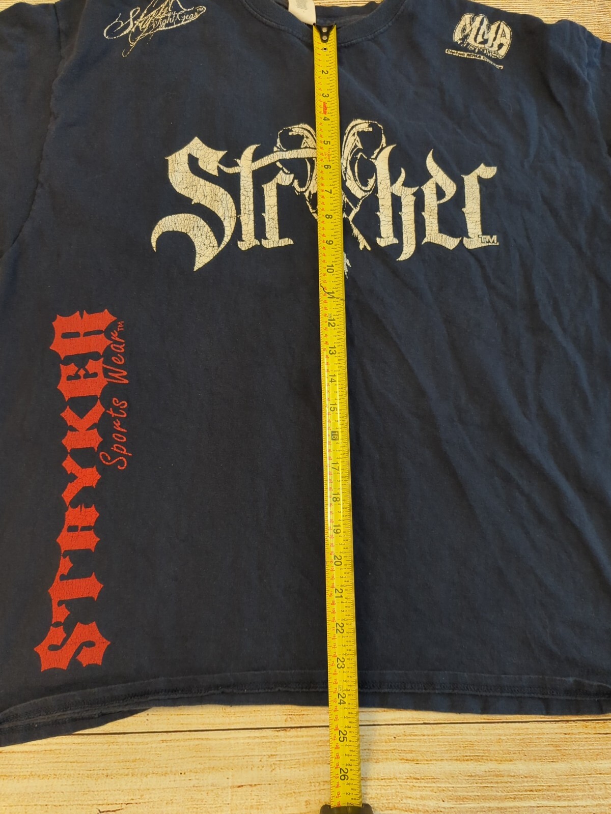 Men’s MMA Stryker Fight Gear Brazilian Ju-Jitsu Graphic T Shirt XL RARE EUC