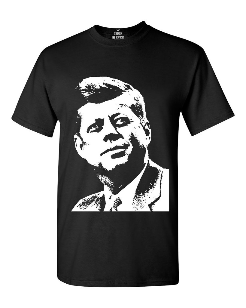 JFK Silhouette T-shirt John F. Kennedy President Political Shirts