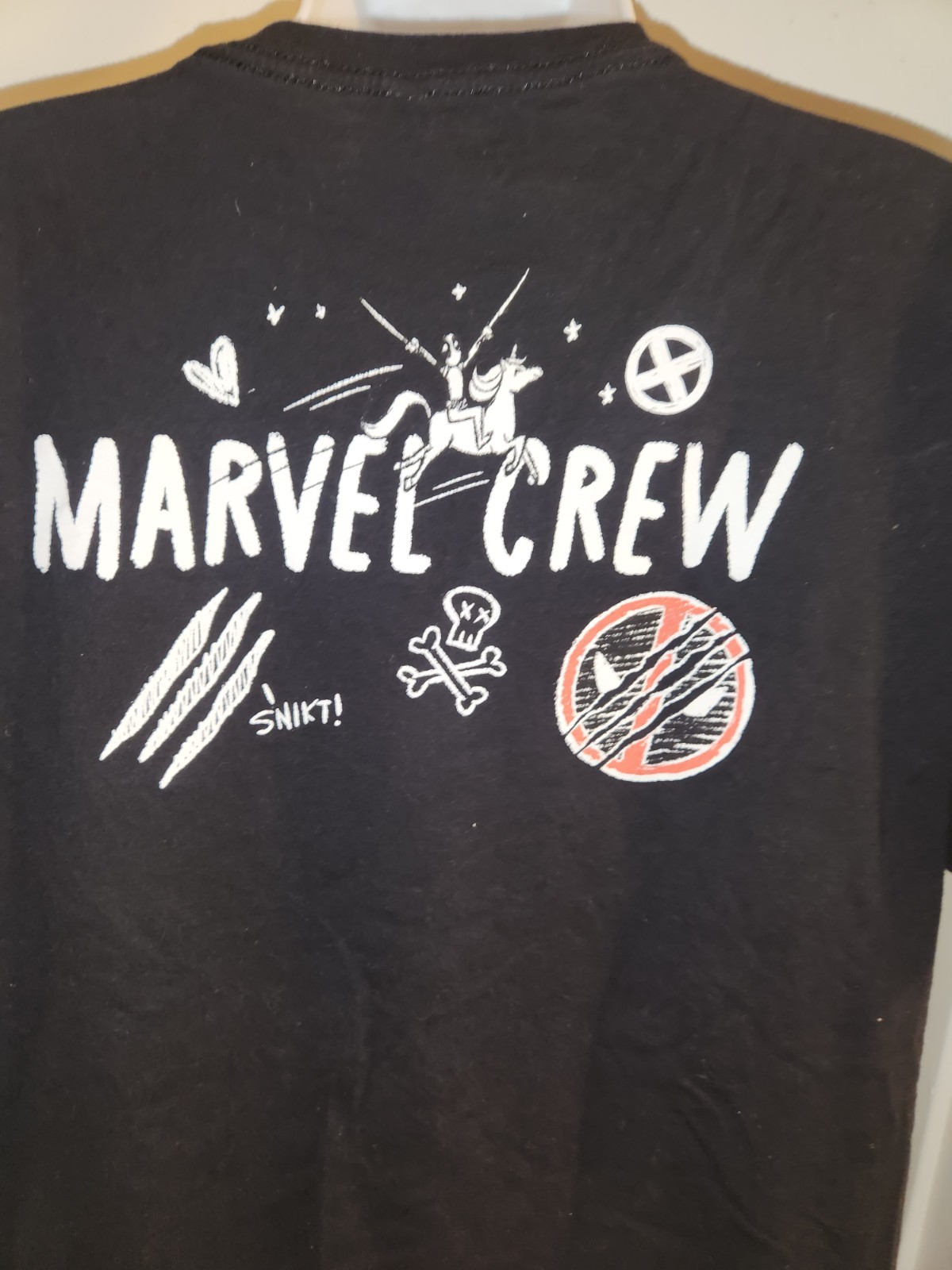 Deadpool Wolverine Marvel Cast and Crew Shirt RARE