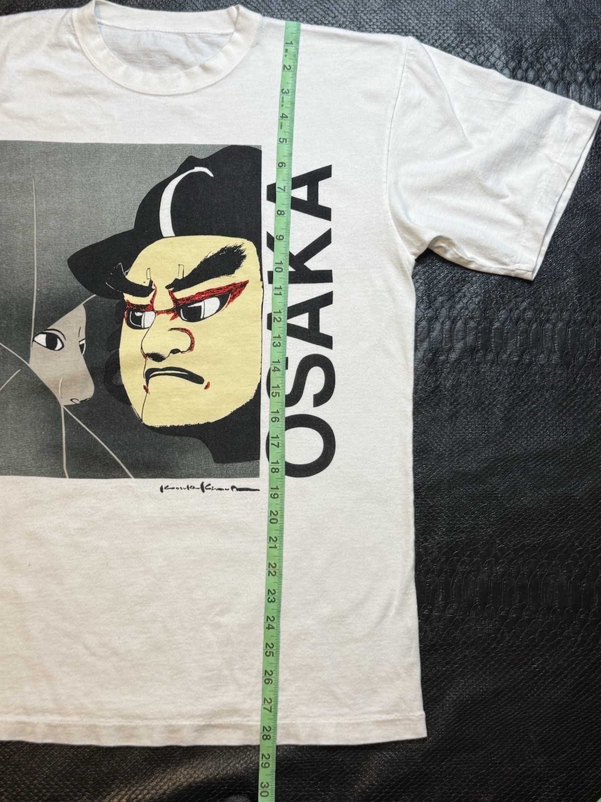 Vintage 90’s Kimura Kosuke Art Osaka Poem A Tale Bunraku Tshirt USED SEE PICS!!!