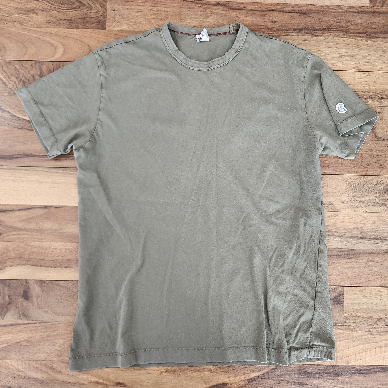 Todd Snyder Champion Short Sleeve Tee Shirt Fatigue Olive Faded XS/X-Small