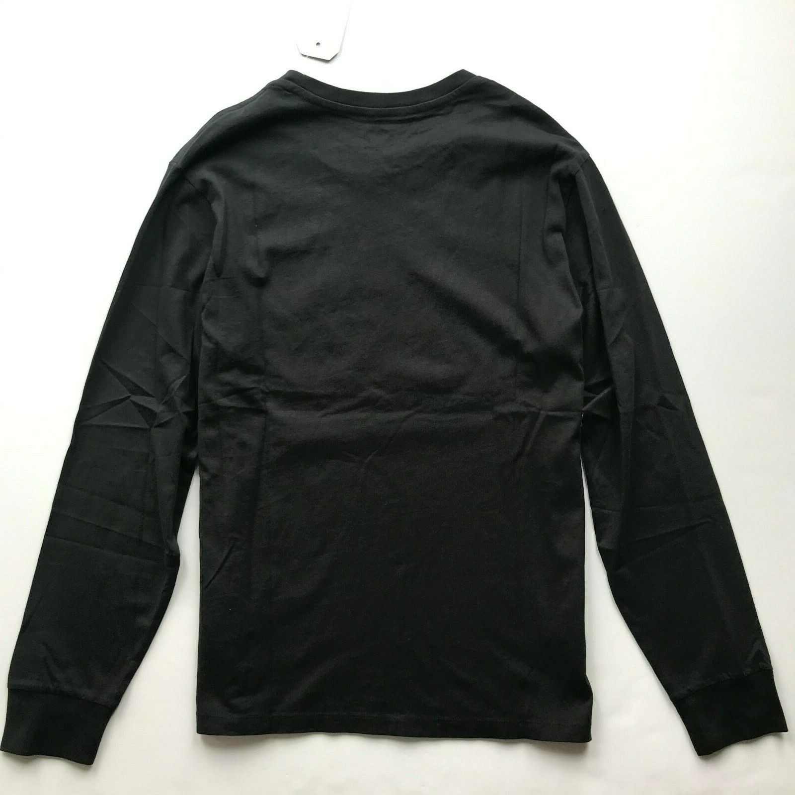 NWT Levis Men’s Graphic Crew Neck Cotton Long Sleeve Tee T-Shirt XS S M L XL XXL