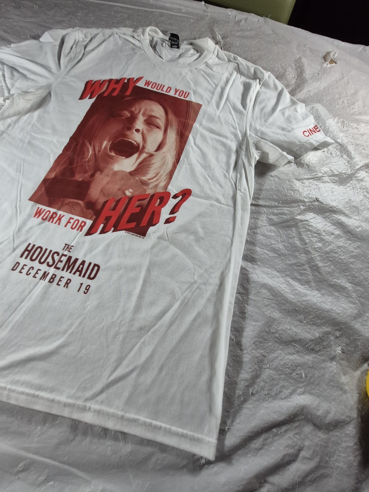 The Housemaid Cinemark Exclusive Amanda Seyfried Movie Promo White TShirt Medium
