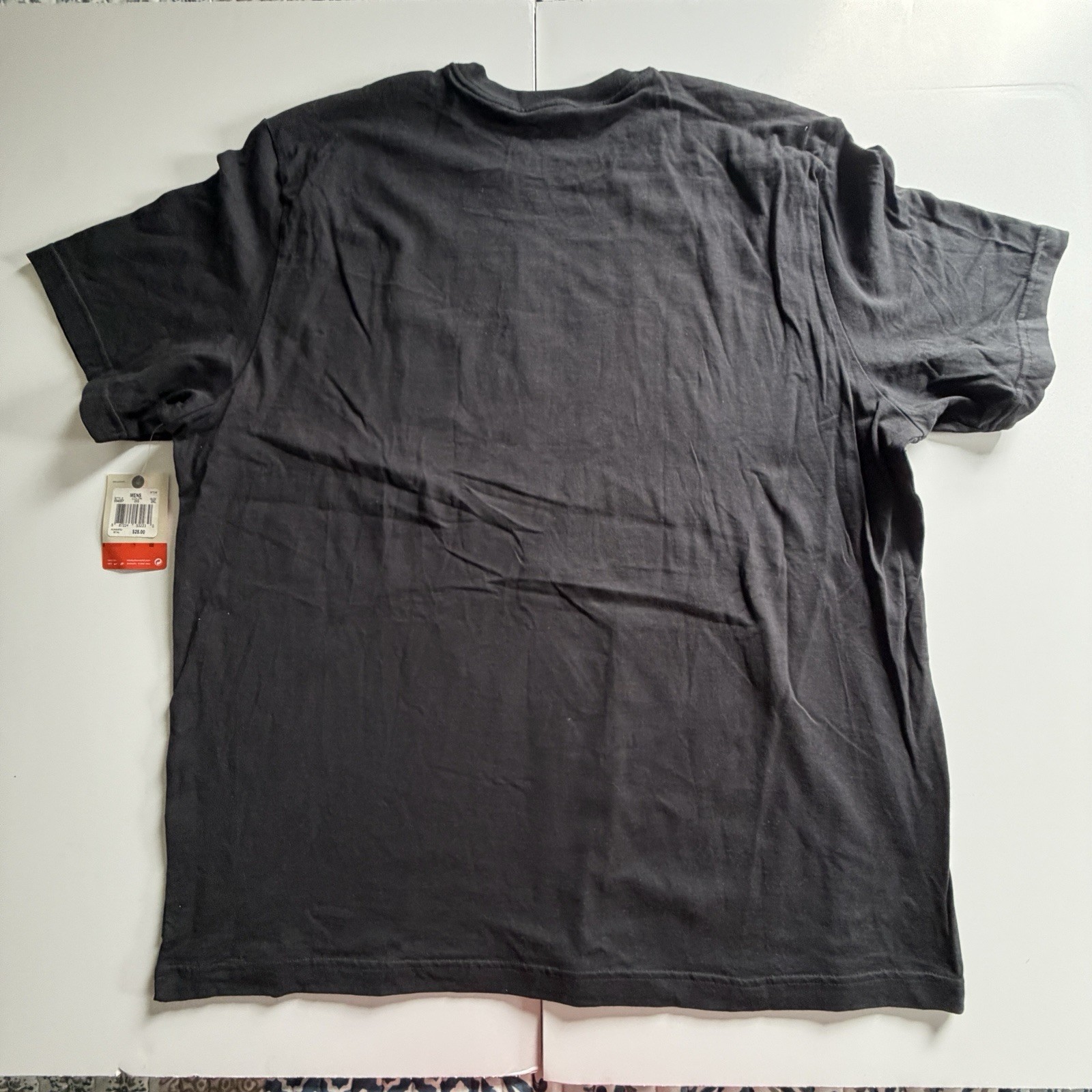 Nike One Two Nike Check T-Shirt Black 2XL Men’s XXLarge Vtg Sportswear NSW