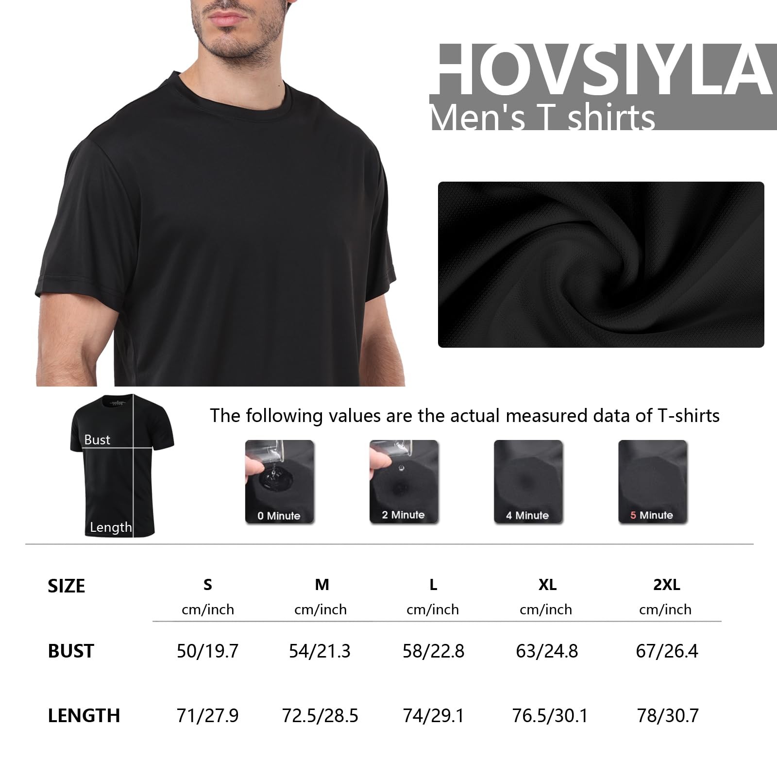 5 Pack Workout Shirts for Men Athletic Running Gym Quick Dry Short Sleeve Per…