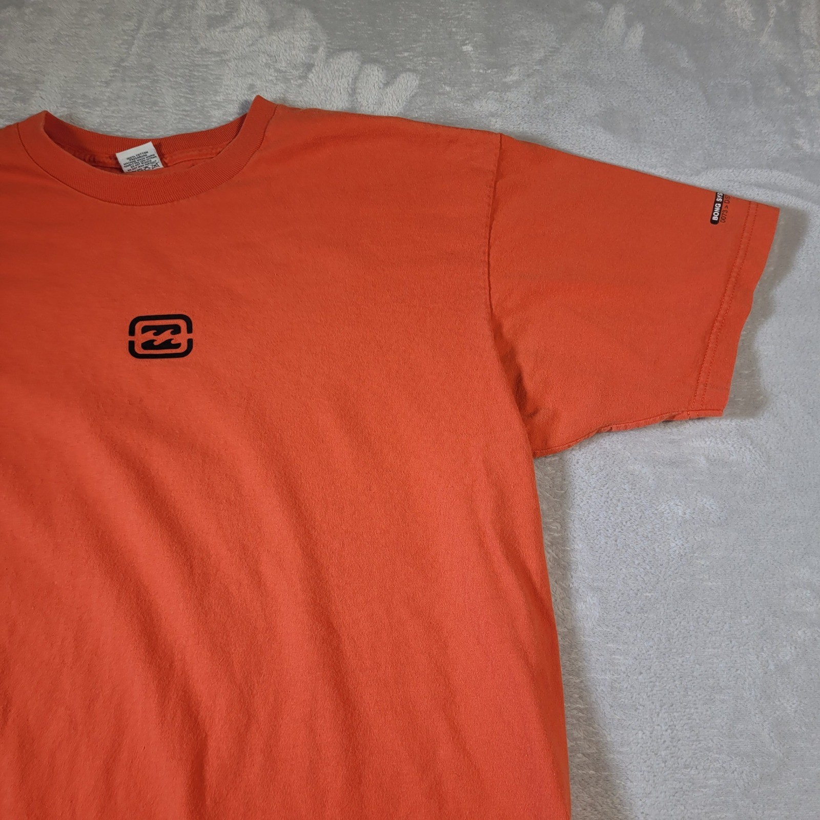 Billabong T-Shirt Mens XL Orange Vintage Bong Systems Graphic Made in USA