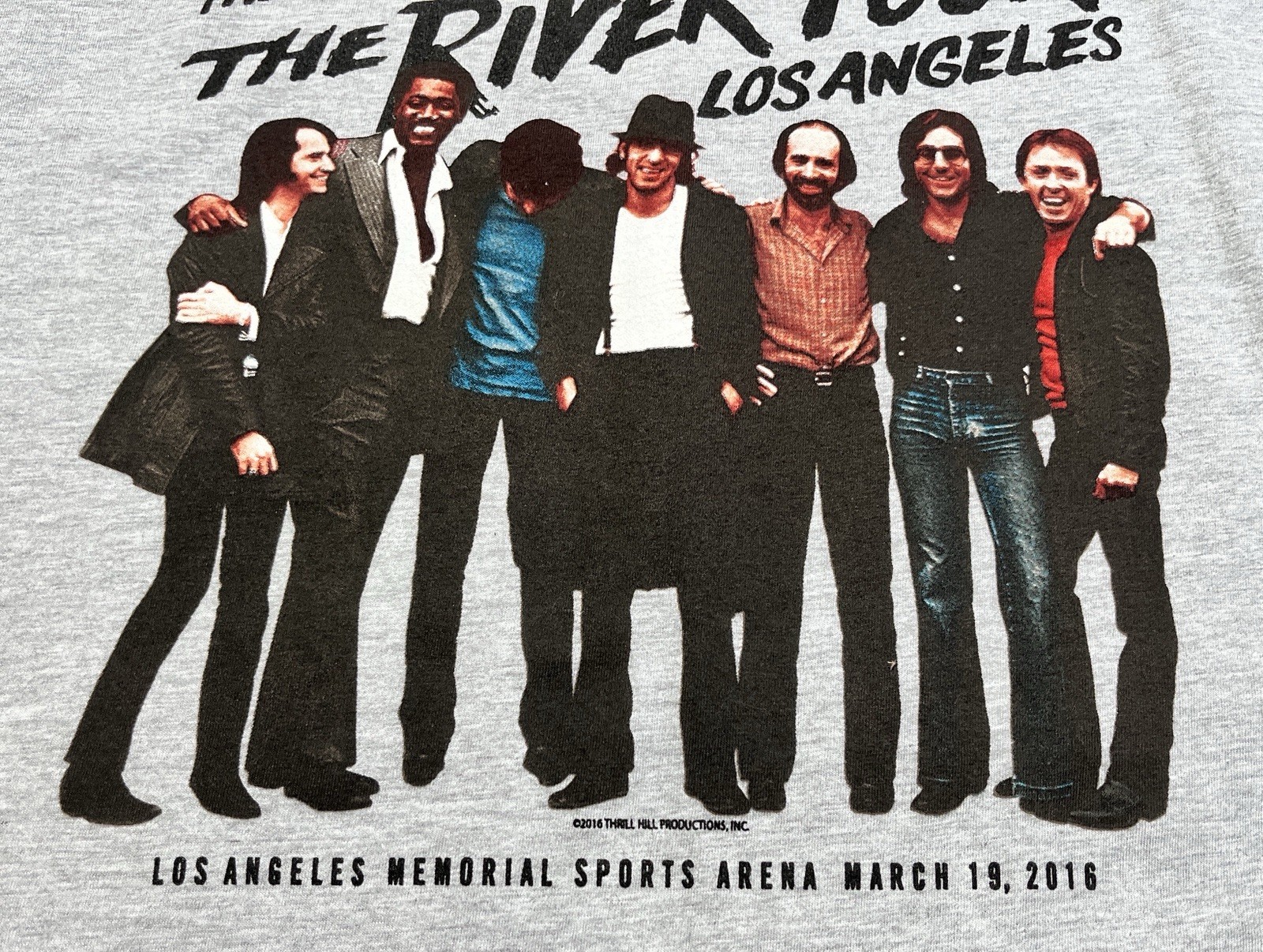 Bruce Springsteen ‘The River Tour 2016’ Los Angeles ladies boxy T shirt NWOT