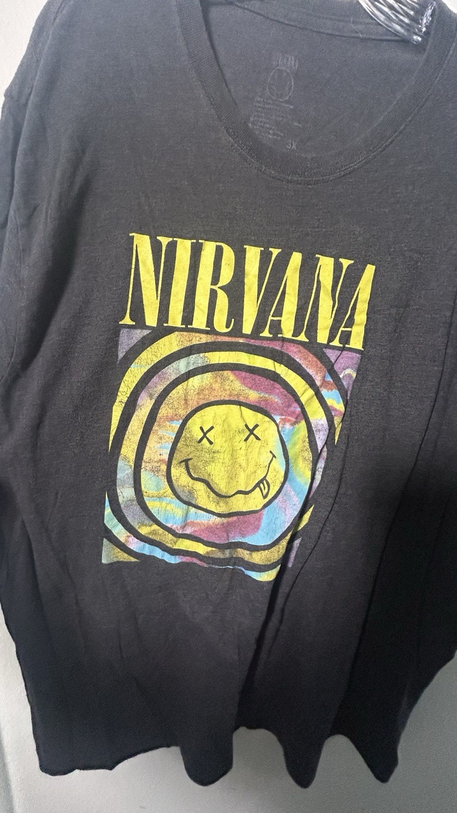 NIRVANA multi-colored piece tee shirt Men’s Size 3X (0829)