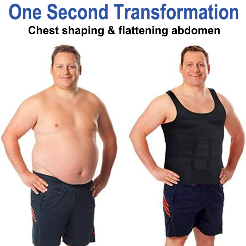 Sculptcore Men’s Body Shaper Compression Ionic Shaping Shirt Slimming Tank Top