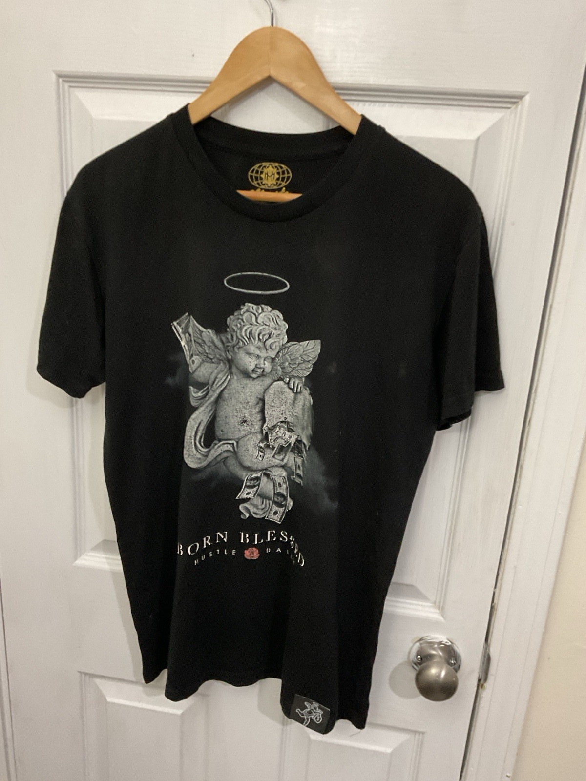 Muerte Hustle Daily ‘Born Blessed’ Graphic T-Shirt