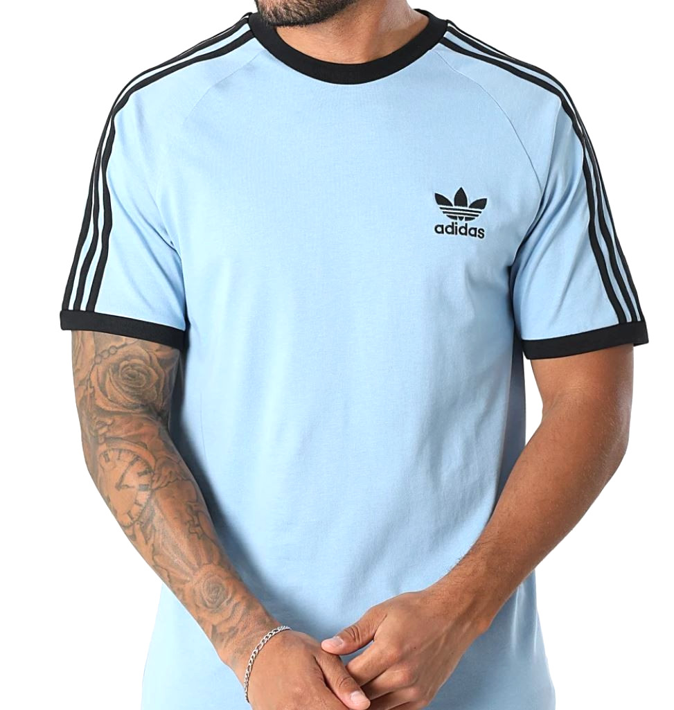 NEW MENS ADIDAS ORIGINALS CALIFORNIA 3 STRIPES TREFOIL SHIRT ~SIZE XL #JY1371