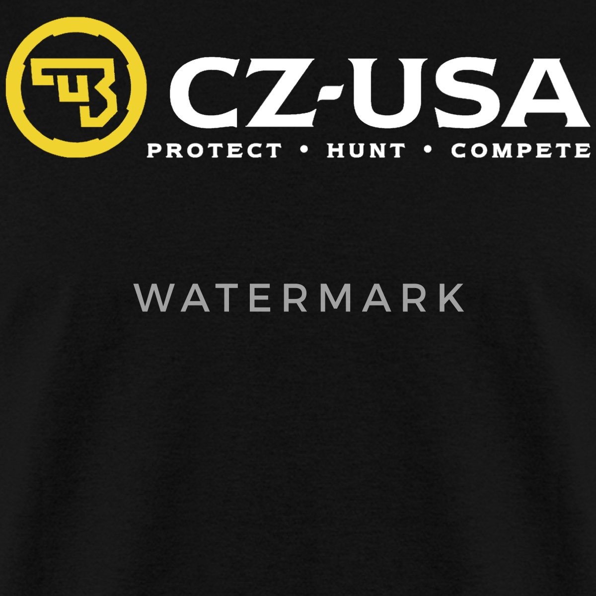 CZ-USA Protect-Hunt-Compete Men’s T-Shirt