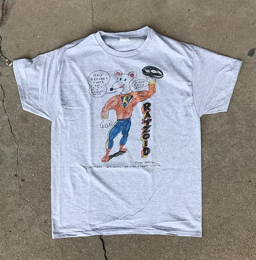 Vintage Daniel Johnston Superhero Ratzoid Tour Shirt EN590