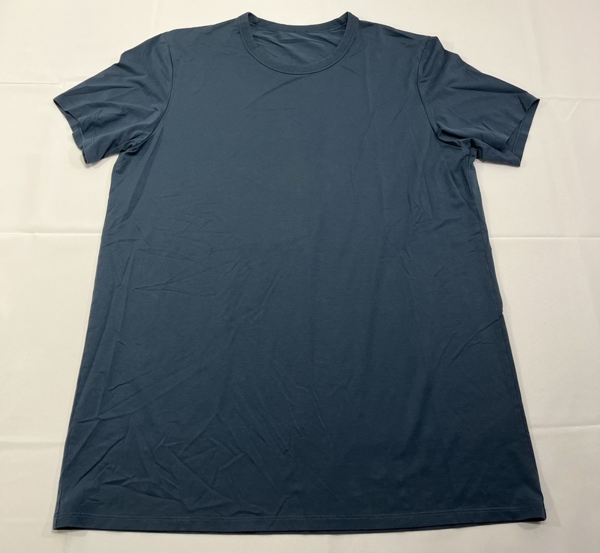 Lululemon Fundamental Short Sleeve Cotton T-Shirt Men’s Blue Size Large