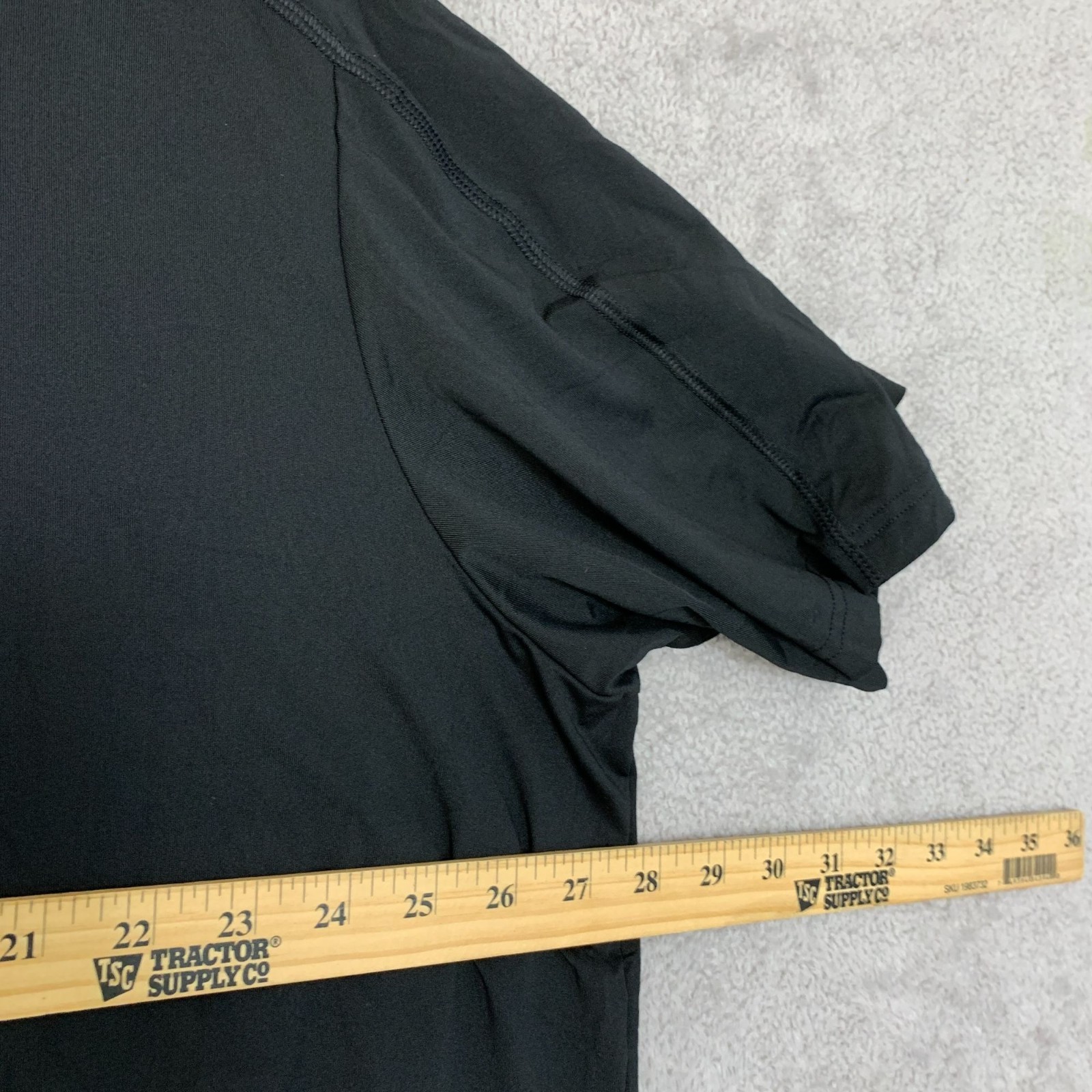 Adidas Men’s 2XL Black T-Shirt Regular Fit Logo Polyester Spandex Blend
