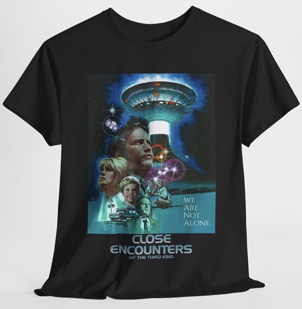 Close Encounters of the Third Kind T Shirt – 70’s Sci Fiction Classic Retro Tee
