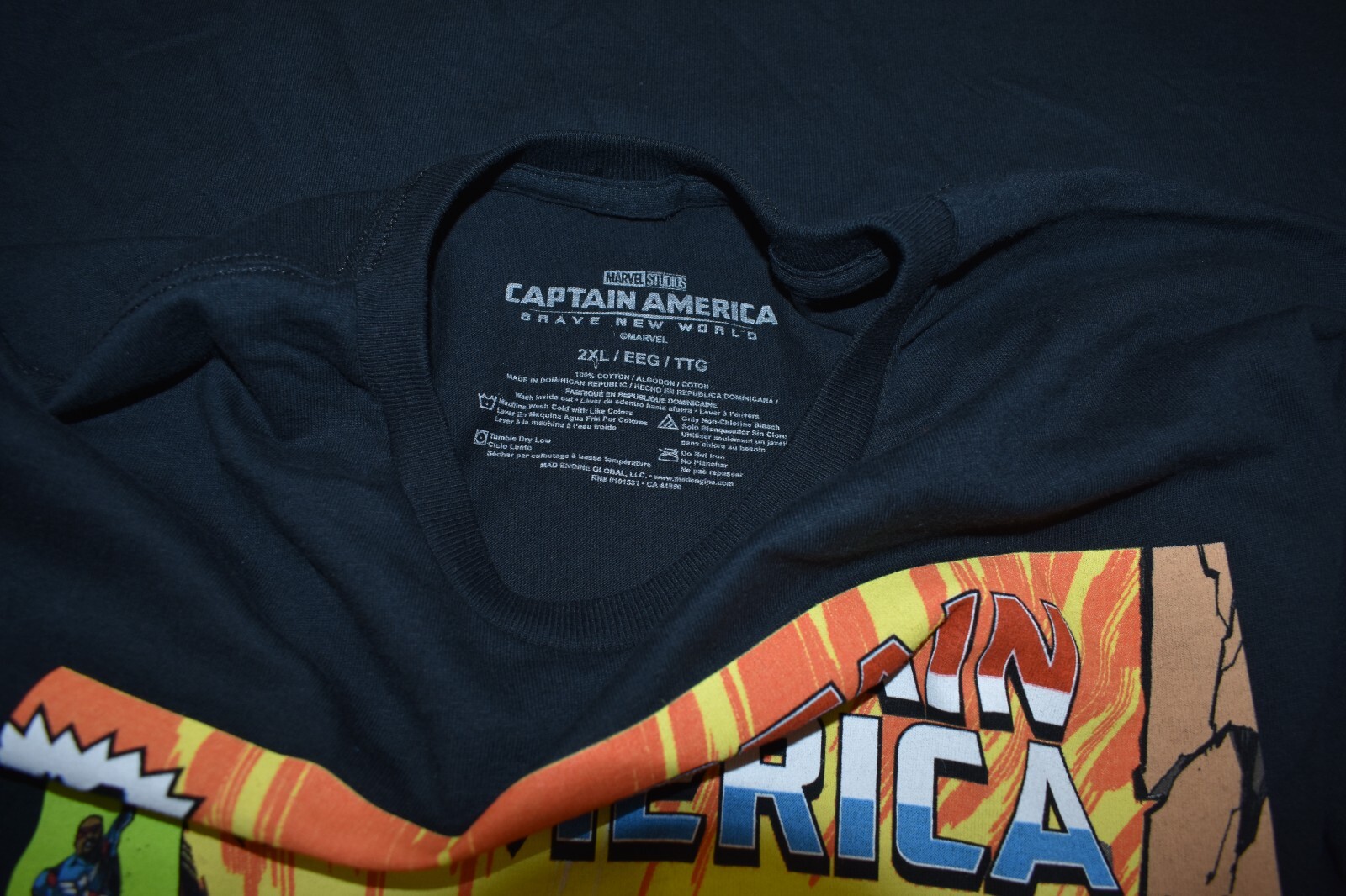 Marvel Studios: Captain America A Brave New World Comic Graphic Shirt New XS-3XL