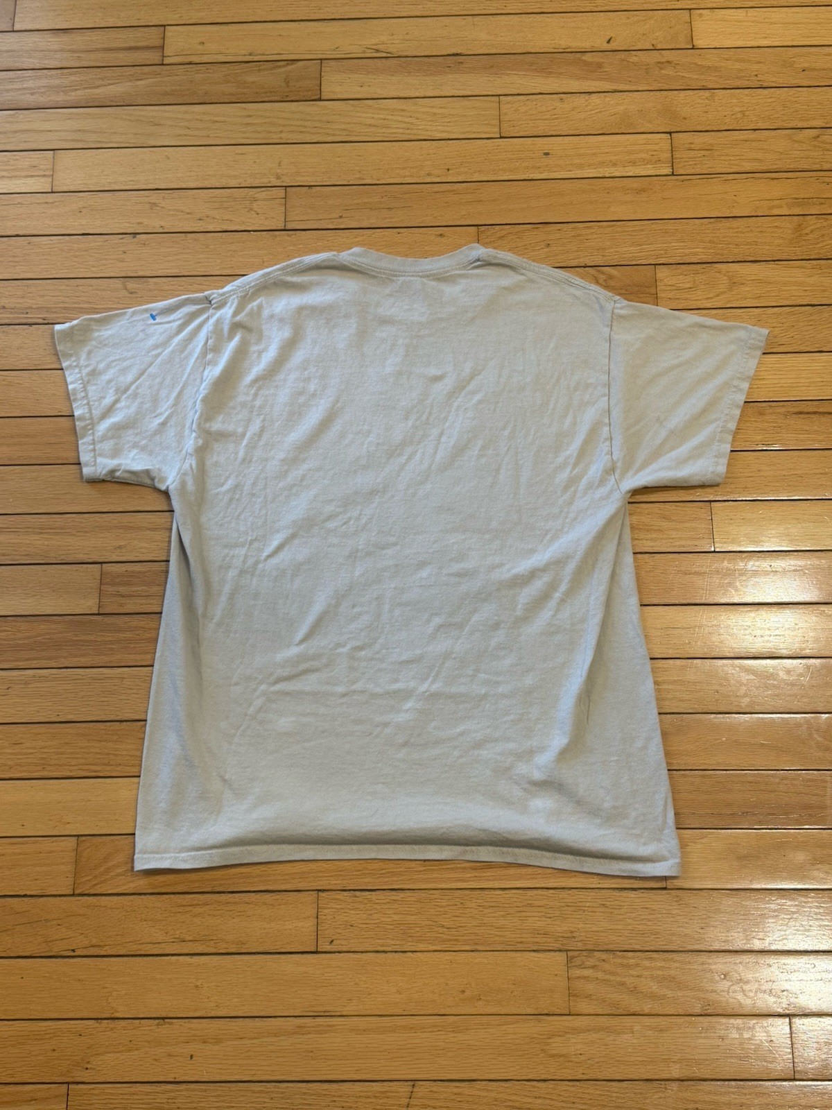Unknown/NTH Abstract Graphic T-Shirt Beige Size Large Goth Grunge Streetwear