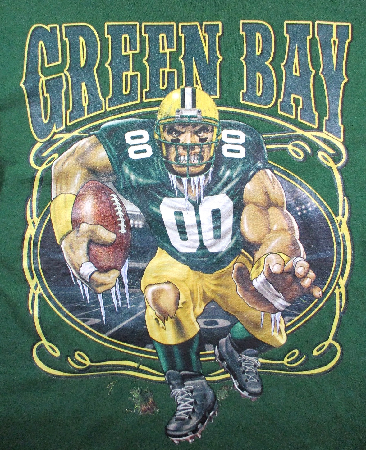 Vtg GREEN BAY PACKERS Ringer T-Shirt~Augusta Sportswear~Men’s S (XS-S)~Used