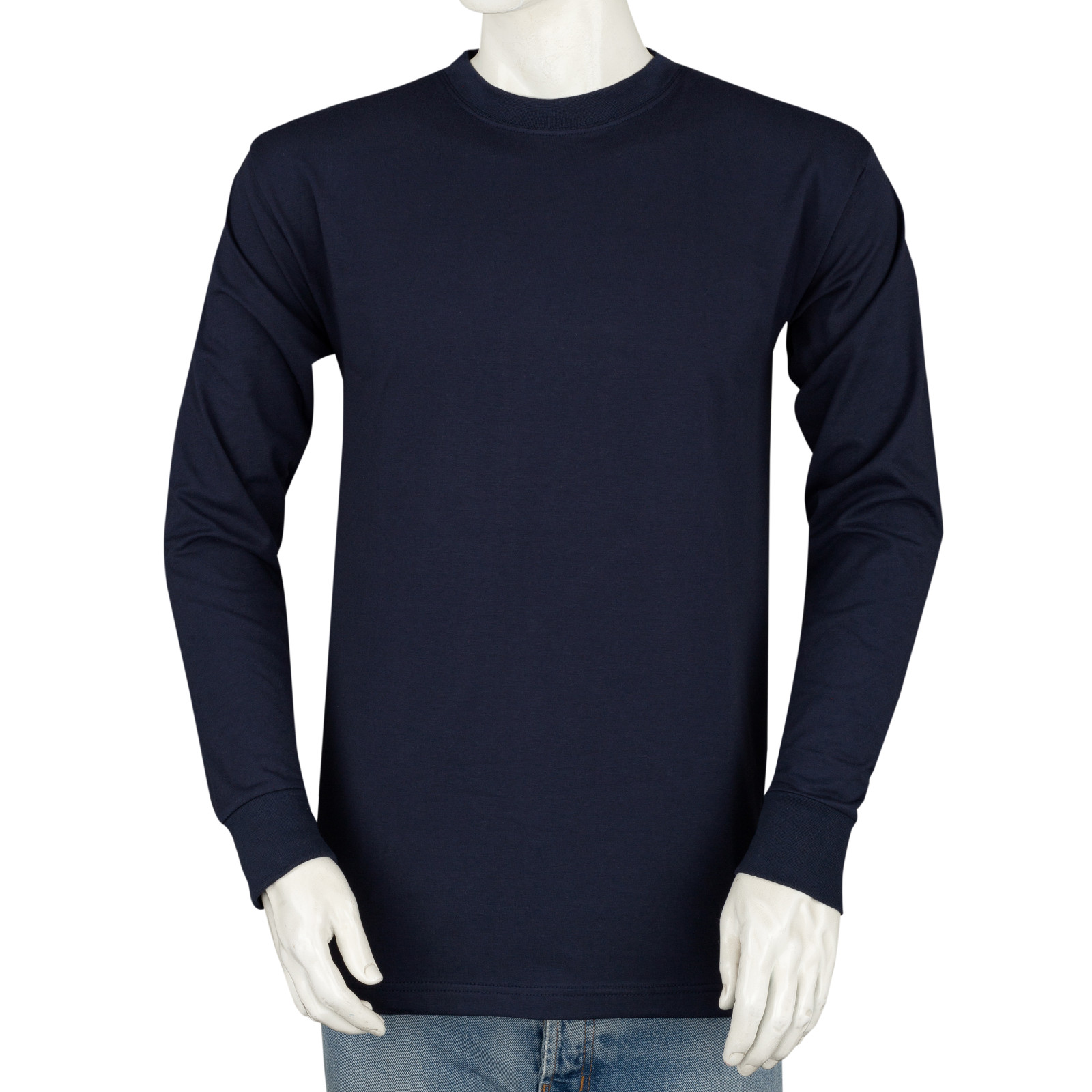 Styllion Big and Tall Mens Shirts – Crew Neck Long Sleeve – Heavy Weight – CLS