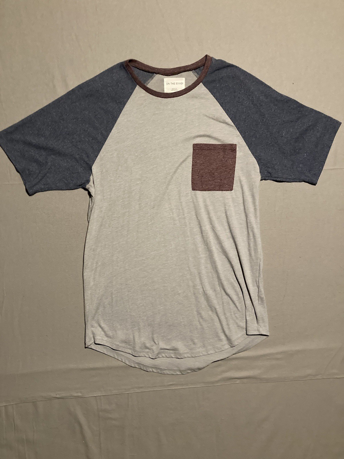 On the Byas Short Sleeve Longer Length Pocket Tee men’s size medium Skater Surf