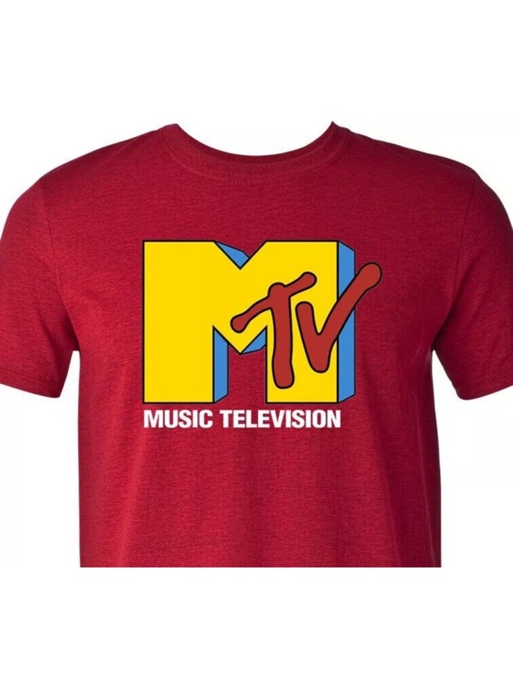 MTV Retro 80’s Music Television When it was still music! Unisex Red Small