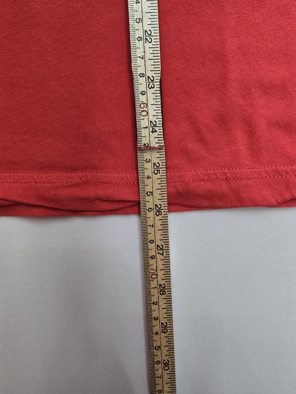 Champion Men’s Classic Logo T-Shirt Red Crew Neck Size Medium