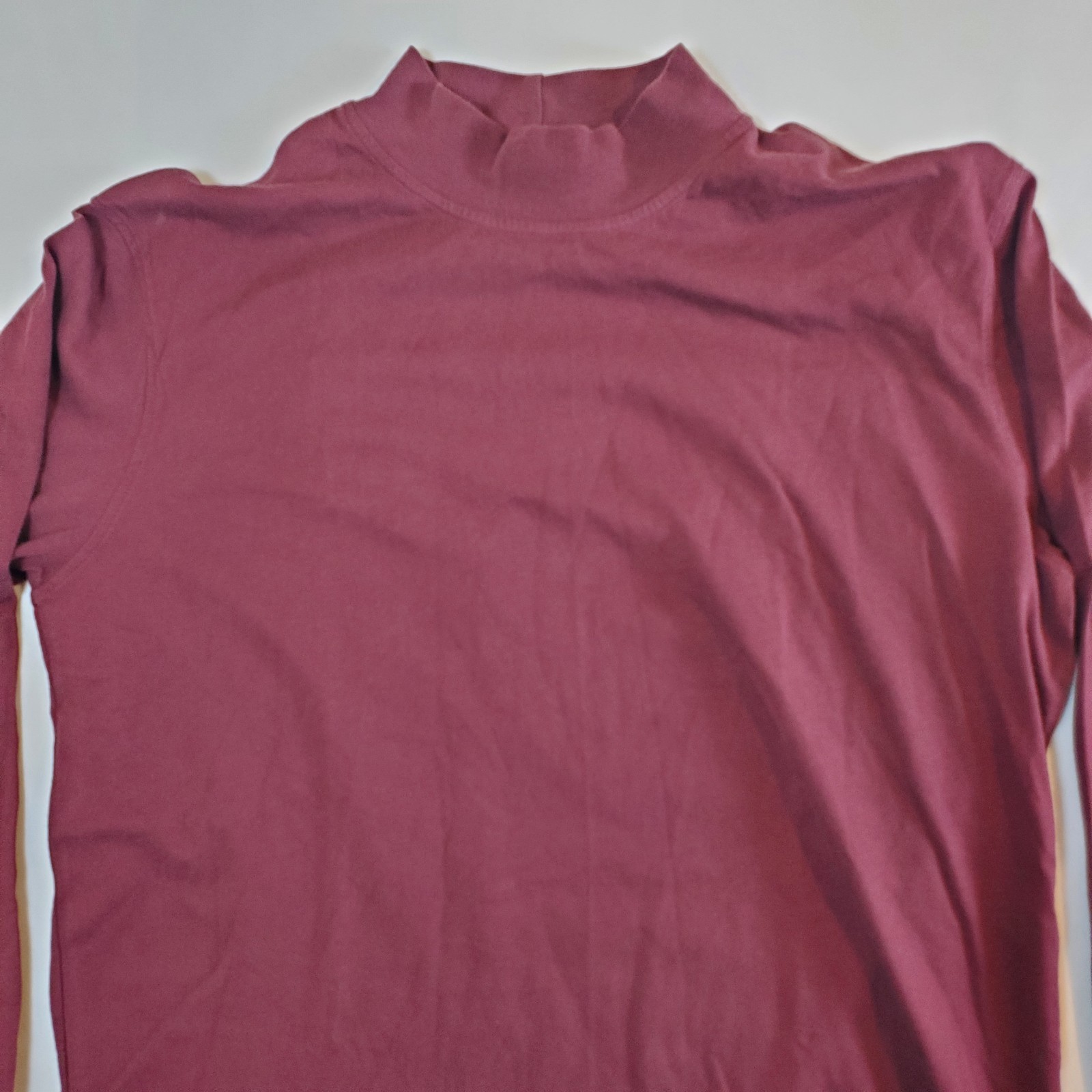 Cabela’s Maroon Made in Canada – L Reg High Neck TShirt T Shirt Top Hunting